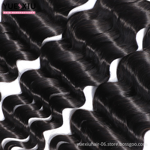 cuticle aligned brazilian hair 3 bundles with closure loose deep wave wholesale virgin hair vendors human hair extension
